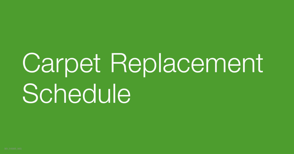 Carpet Replacement Schedule Dexter Wellness Center